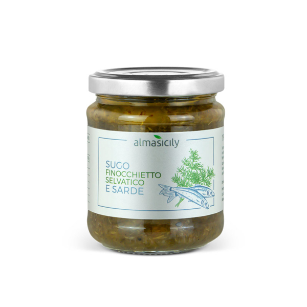 barattolo sugo di finocchietto e sarde 190 gr